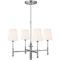 Load image into Gallery viewer, Capri Small Chandelier - Polished Nickel Finish
