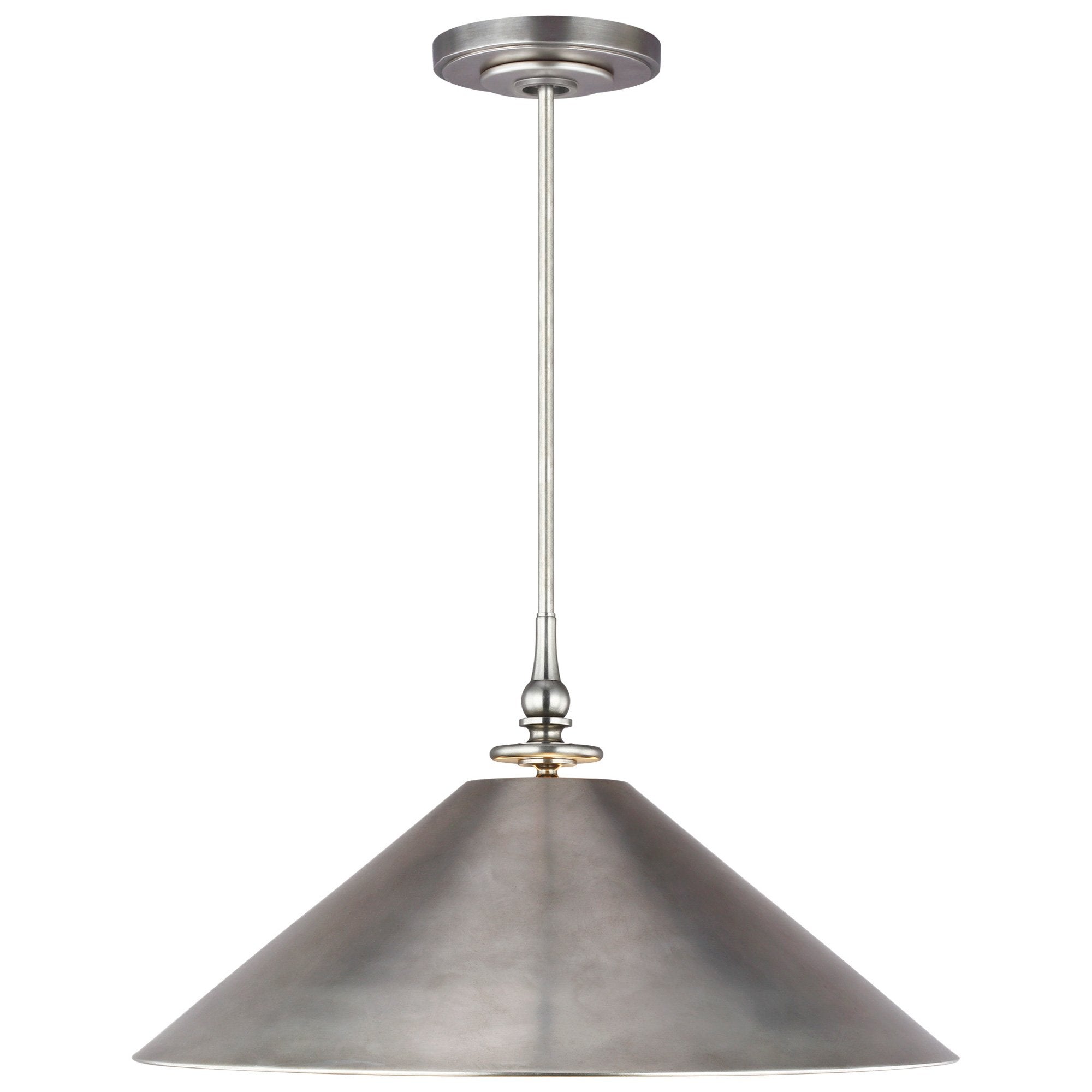 Capri Cone Pendant - Antique Nickel Finish