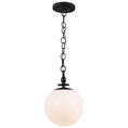 Load image into Gallery viewer, Capri Medium Globe Pendant - Aged Iron Finish
