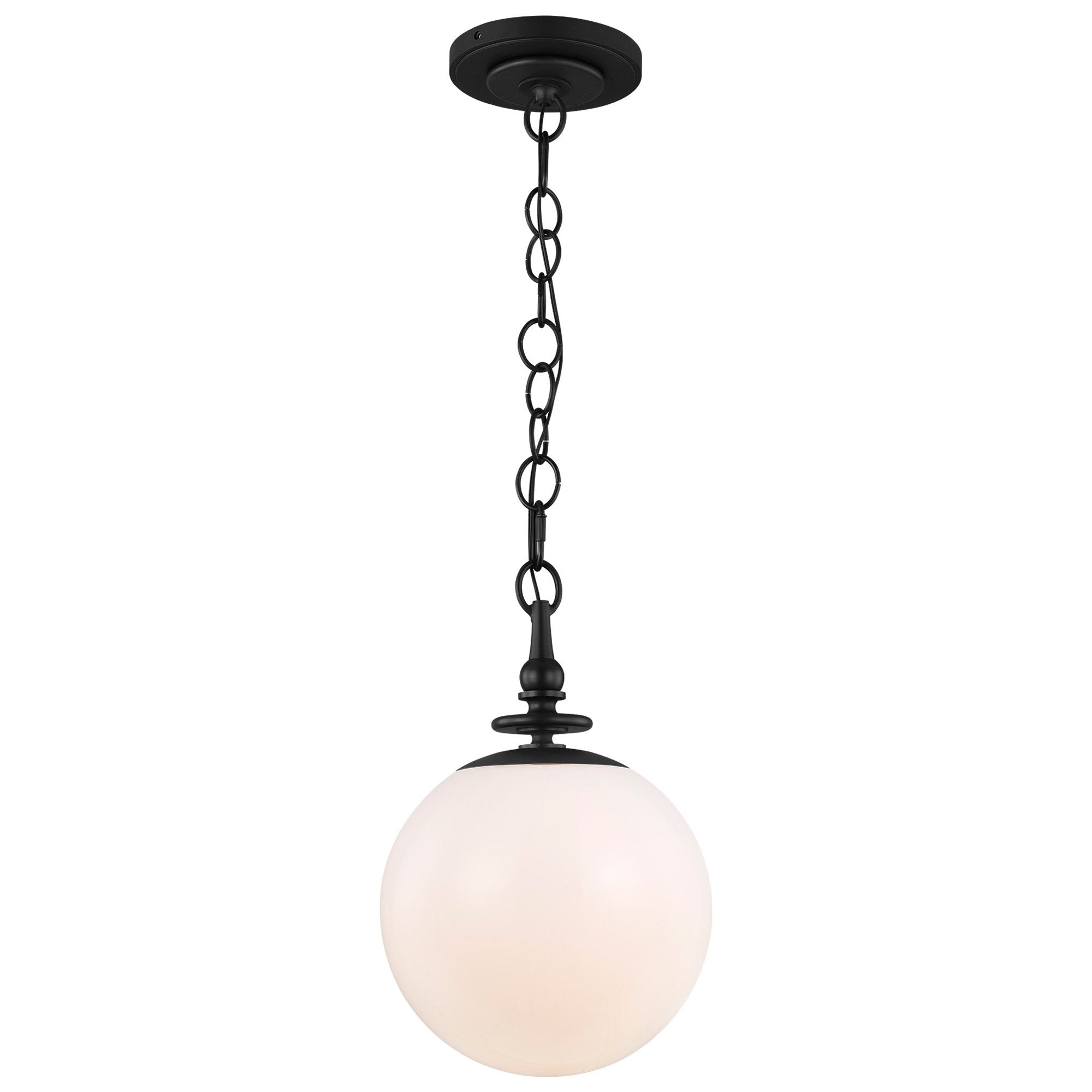 Capri Medium Globe Pendant - Aged Iron Finish