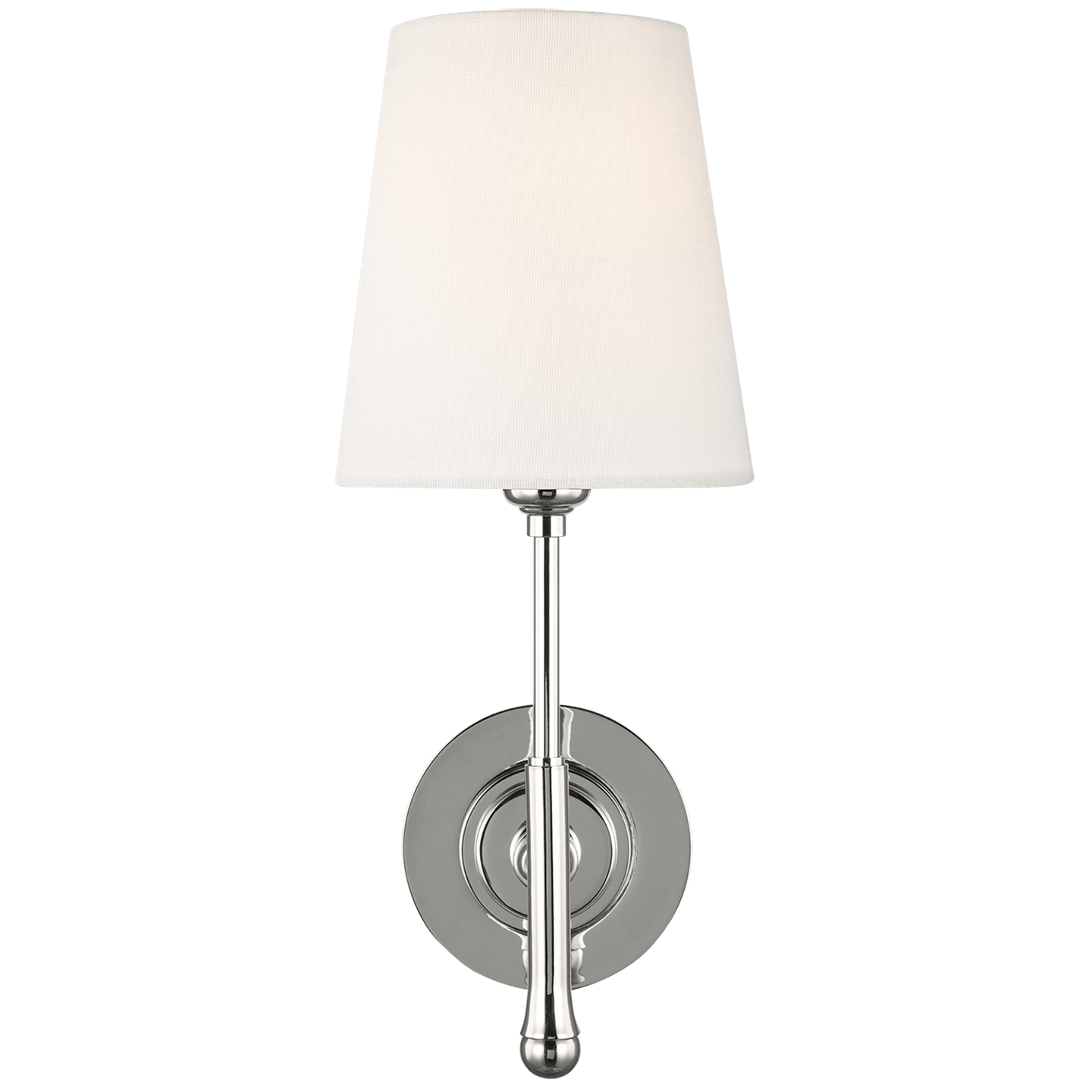 Capri Sconce - Polished Nickel Finish