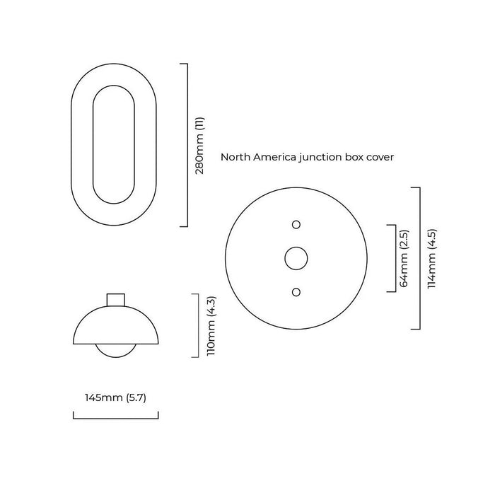 Capsule Wall Sconce - Diagram