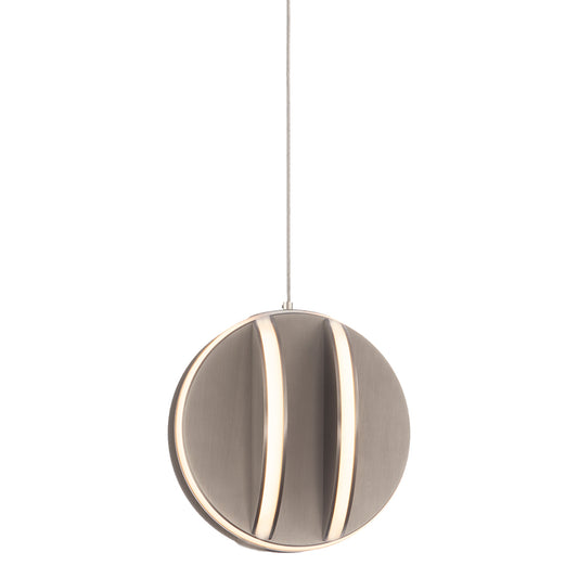 Carillion Mini Pendant - Brushed Nickel Finish