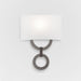 Carlyle Round Link Linen Wall Sconce