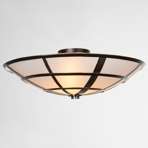 Carlyle Semi-Flush Mount Ceiling Light - Gunmetal