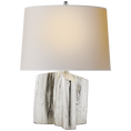 Load image into Gallery viewer, Carmel Table Lamp - Burnished Silver Leaf
