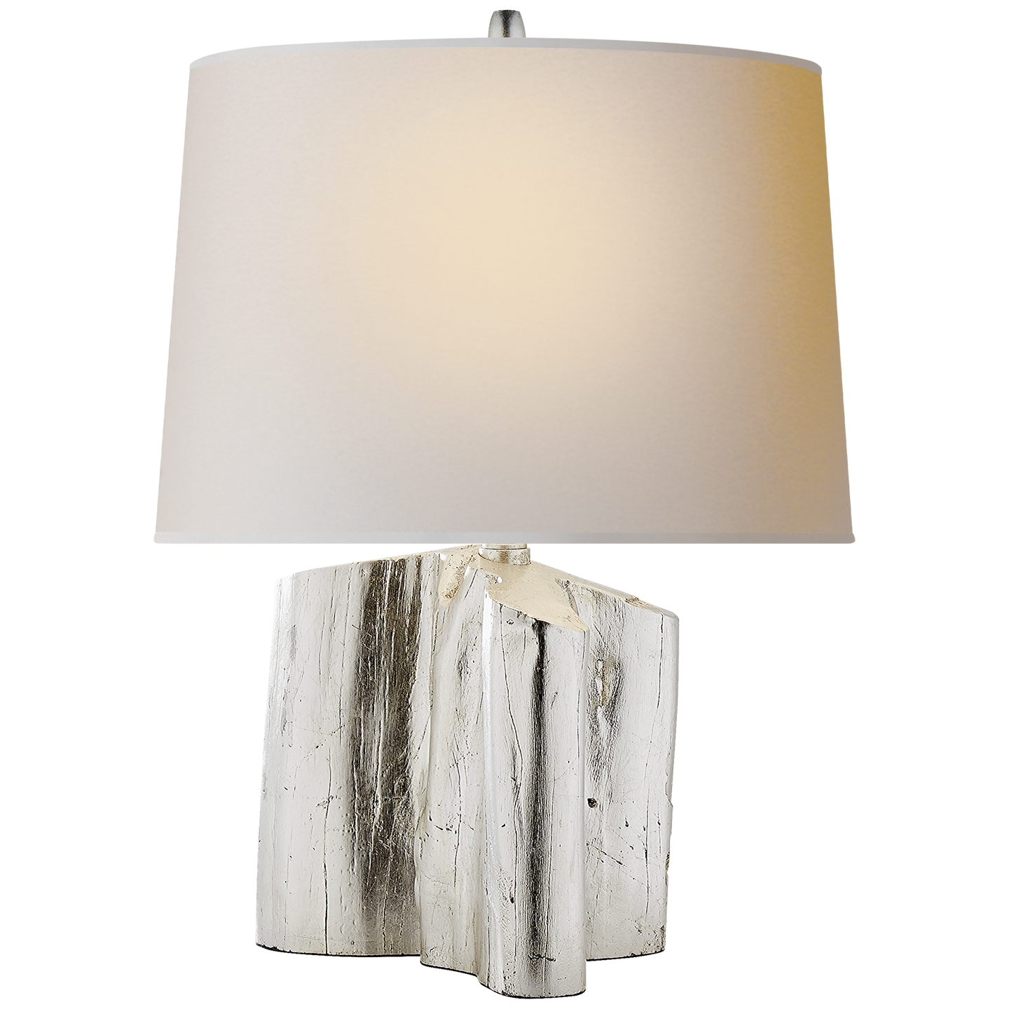 Carmel Table Lamp - Burnished Silver Leaf