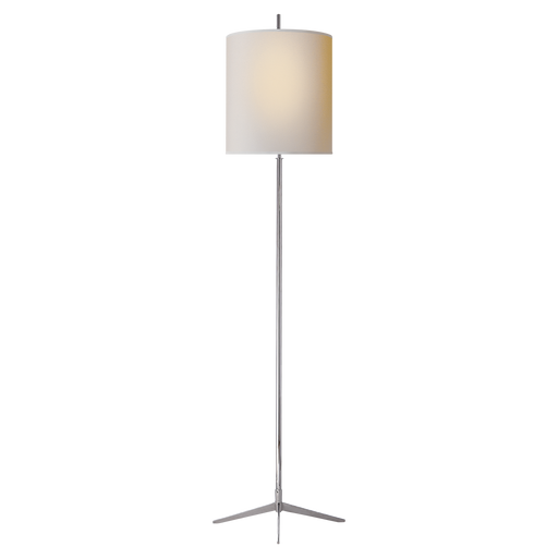 Caron Floor Lamp - Polished Nickel