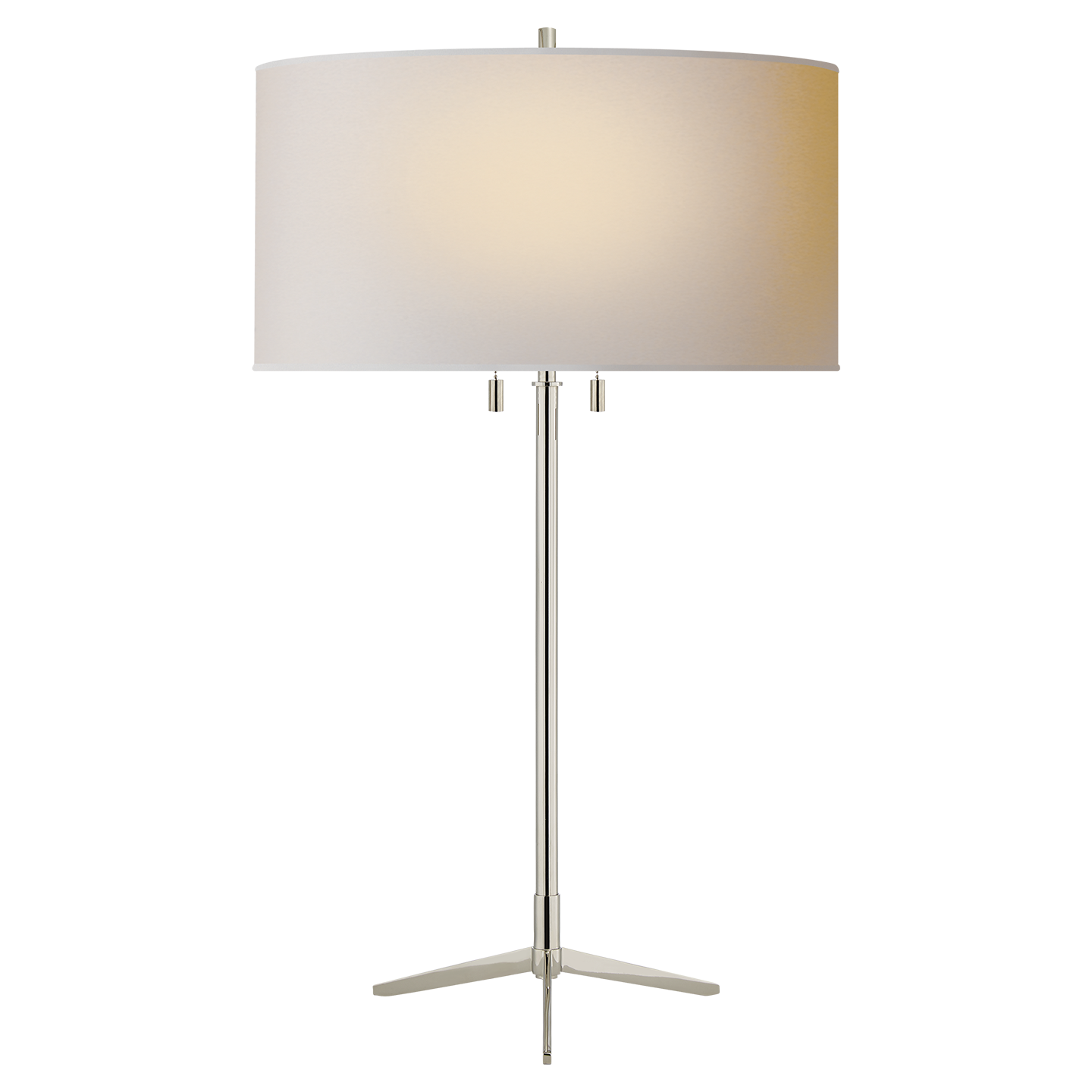 Caron Table Lamp - Polished Nickel