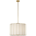 Carousel Large Drum Lantern Soft Brass