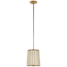 Carousel Small Tapered Lantern Soft Brass
