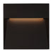 Casa Large Square LED Outdoor Wall Sconce - Black Finish