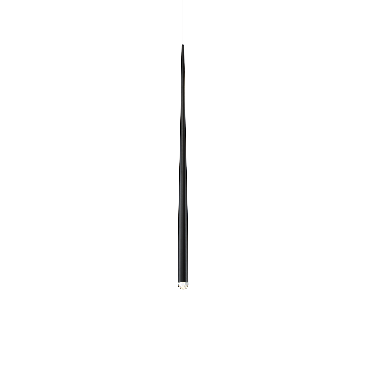 Cascade 37" LED Pendant Light - Black Finish