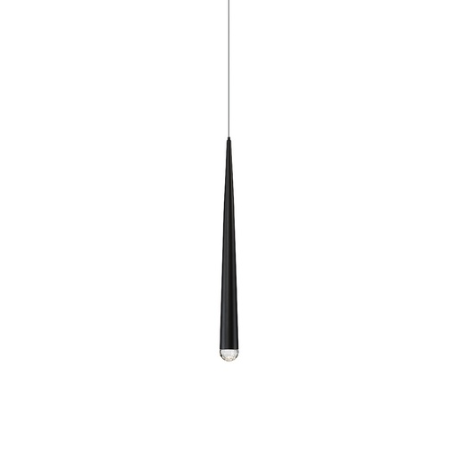 Cascade 19" LED Pendant Light - Black Finish