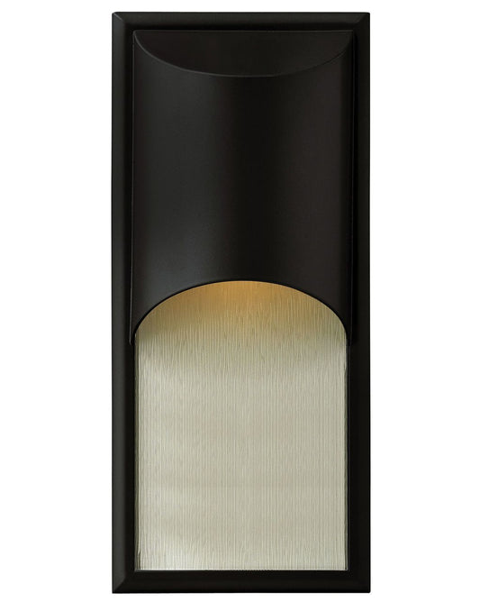 Cascade Large Outdoor Wall Light - Satin Black Finish