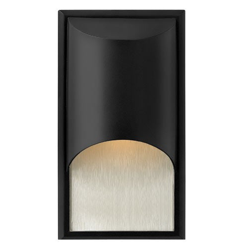 Cascade Small Outdoor Wall Light - Satin Black