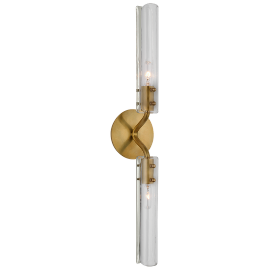 Casoria 23" Linear Sconce - Hand-Rubbed Antique Brass Finish