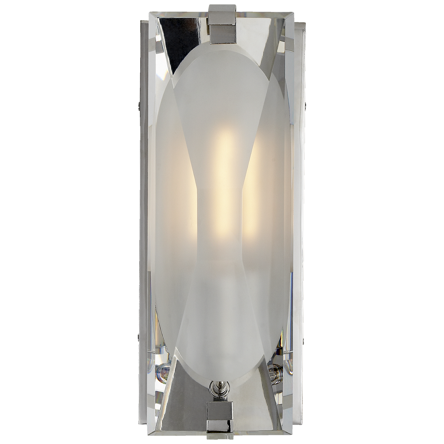 Castle Peak Small Bath Sconce - Polished Nickel