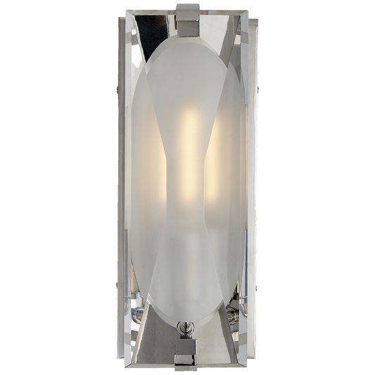 Castle Peak Small Bath Sconce - Polished Nickel