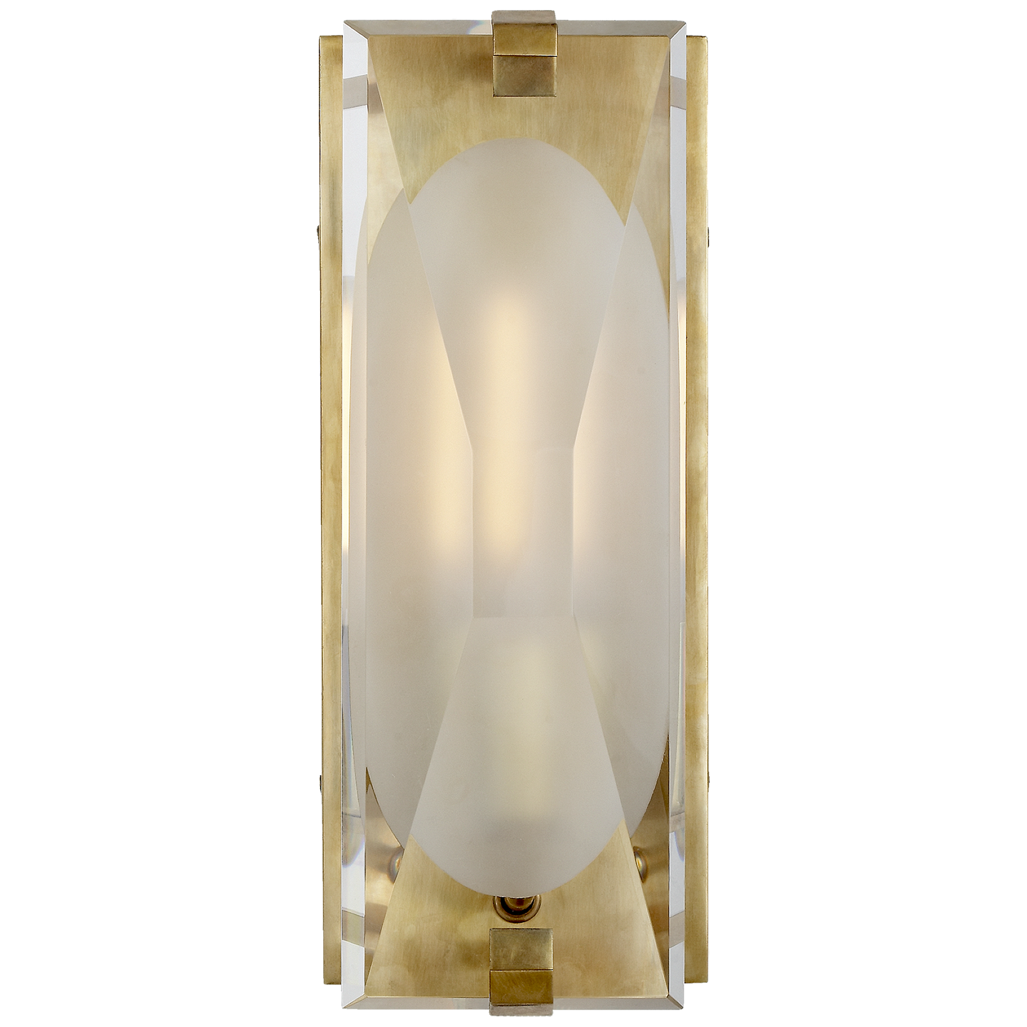 Castle Peak Small Bath Sconce - Soft Brass