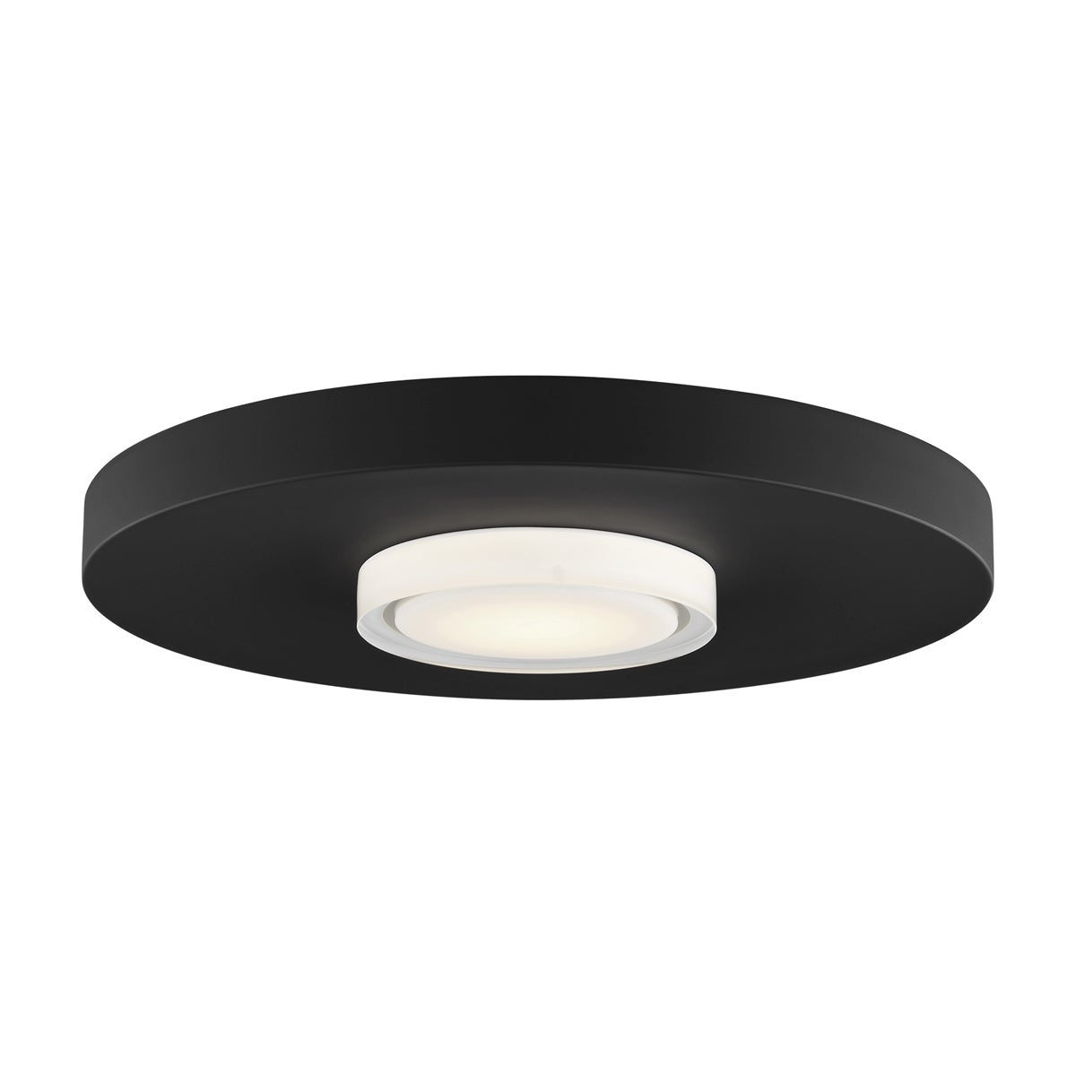 Castor Large Flush Mount - Nightshade Black Finish