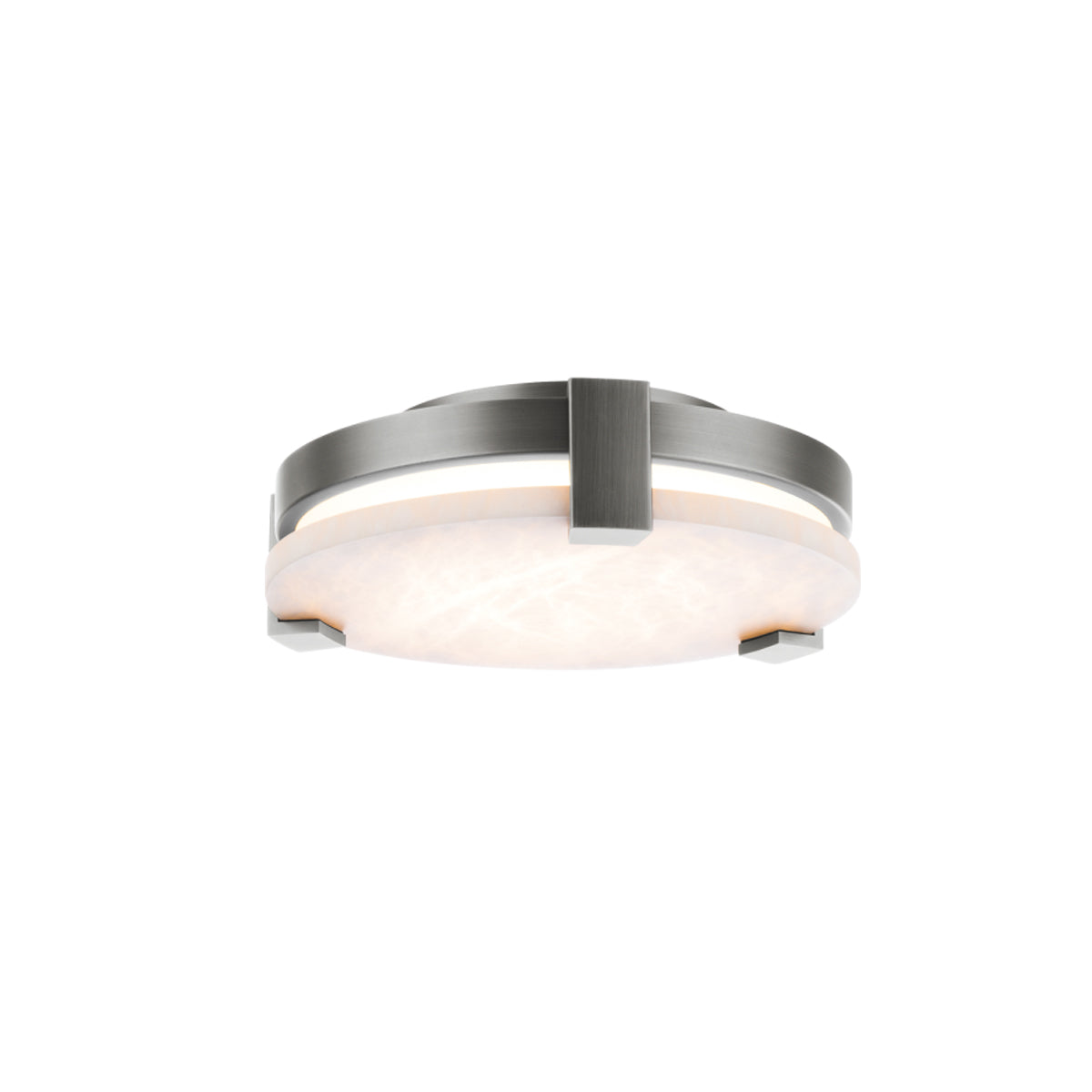 Catalonia Small LED Flush Mount - Antique Nickel Finish