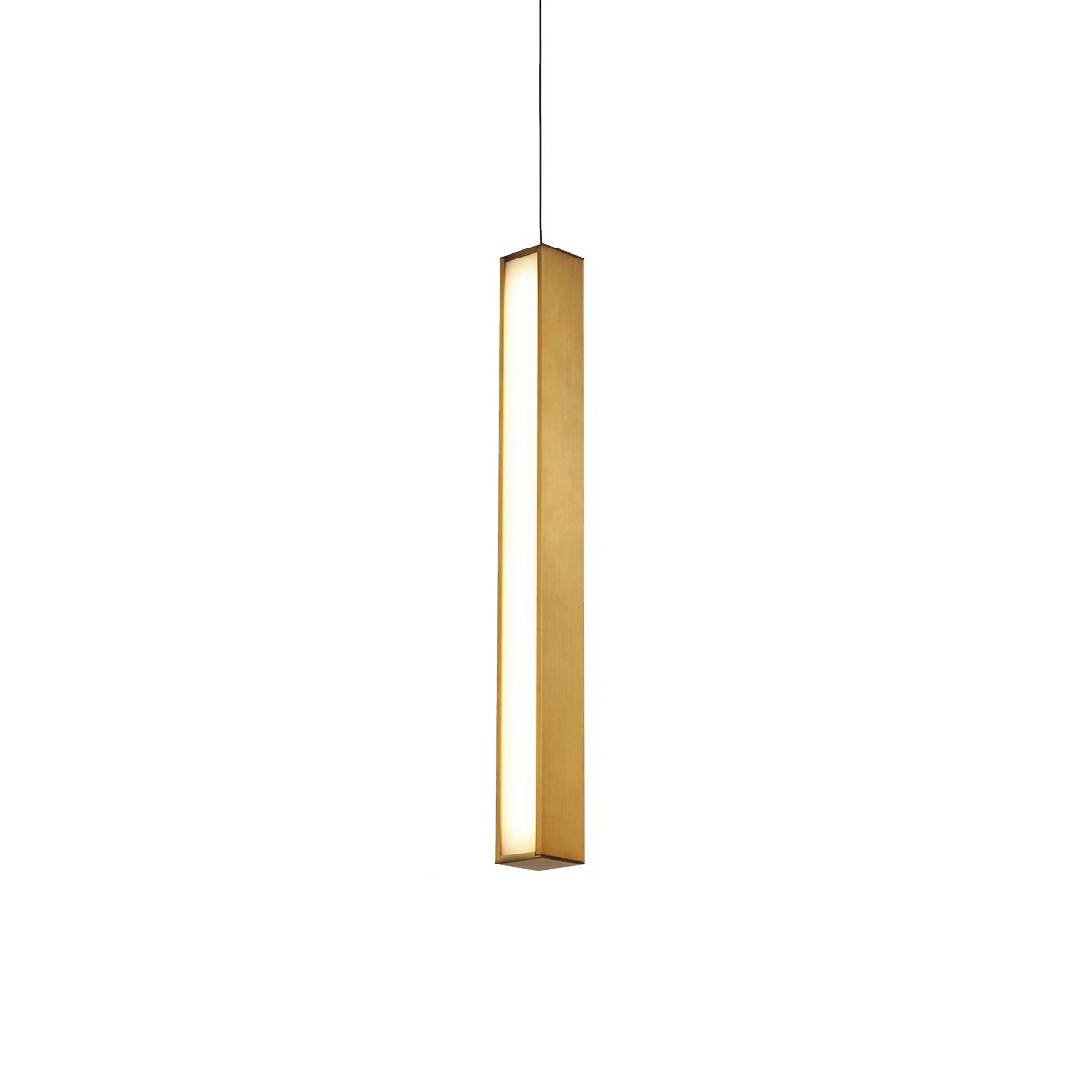 Chaos 20" LED Mini Pendant - Aged Brass Finish