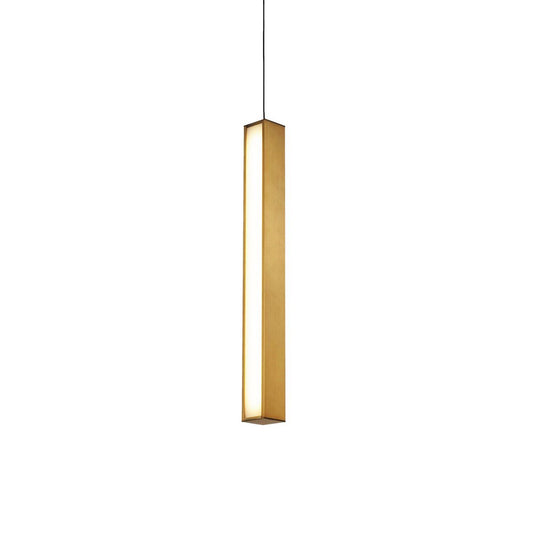 Chaos 20" LED Mini Pendant - Aged Brass Finish