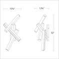 Load image into Gallery viewer, Chaos LED Wall Sconce - Diagram
