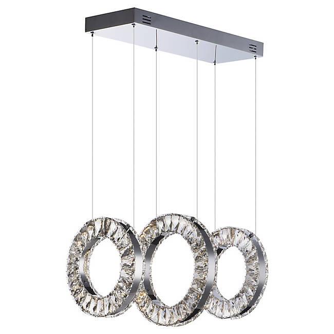 Charm Small LED Linear Suspension - Polished Chrome