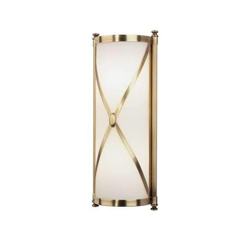 Chase 16-Inch Bath Strip - Antique Brass