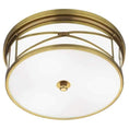 Load image into Gallery viewer, Chase Flush Mount - Antique Brass
