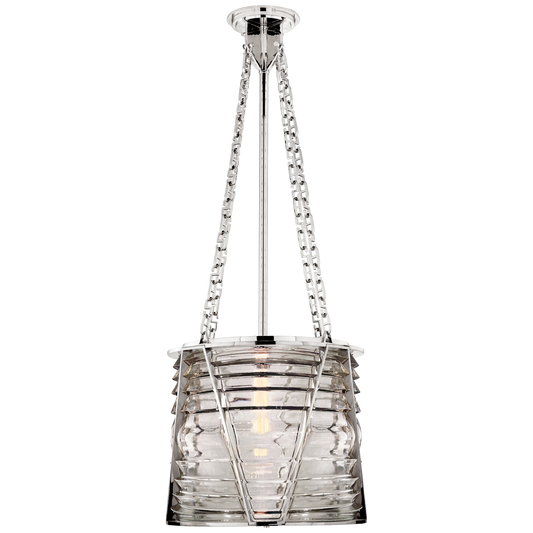 Chatham Large Lantern - Polished Nickel Finish