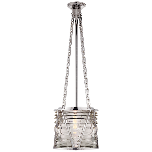 Chatham Small Lantern - Polished Nickel Finish