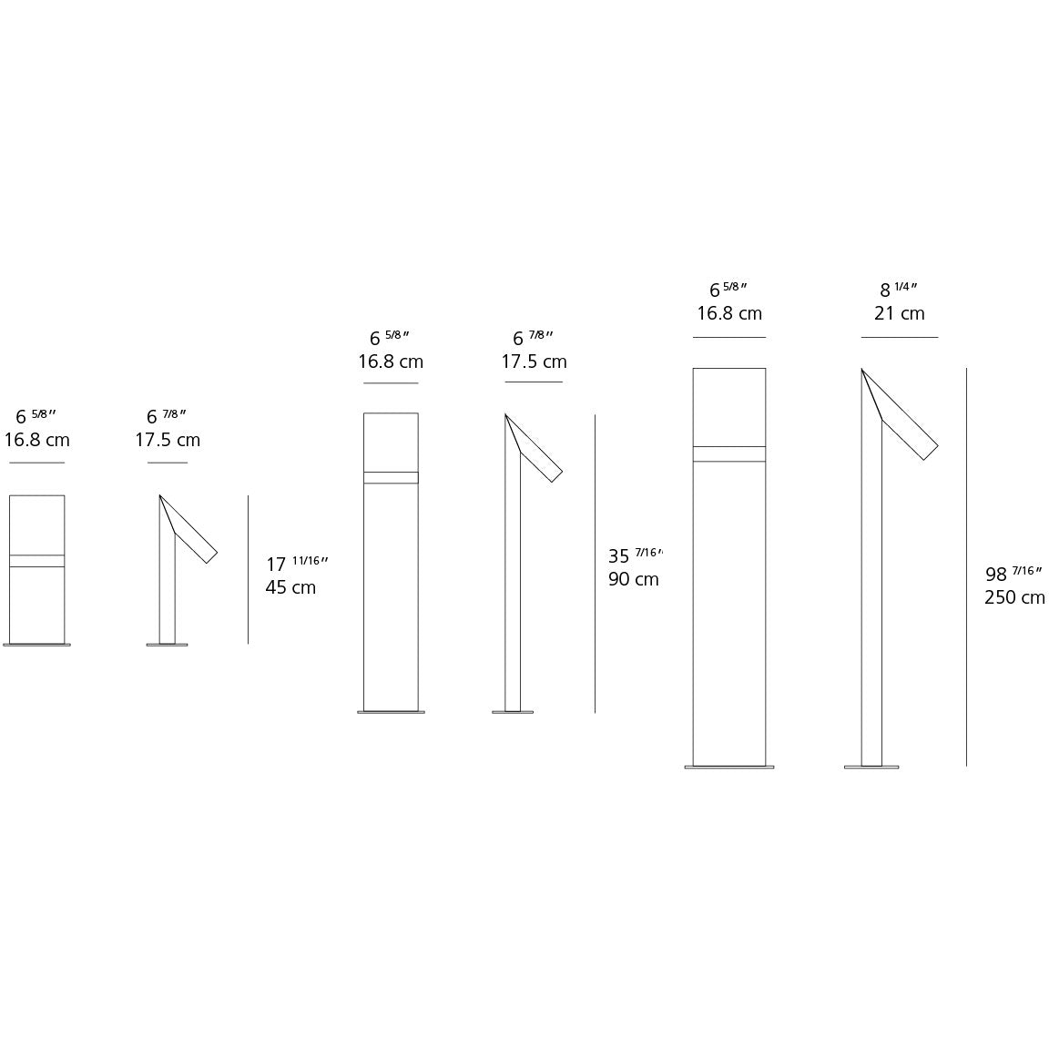 Chilone Outdoor Floor Light - Diagram