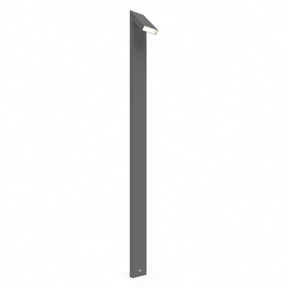 Chilone Large Outdoor Floor Light - Gray Finish