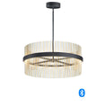 Load image into Gallery viewer, Chimes Large Pendant - Satin Brass/Satin Nickel Finish
