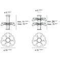 Load image into Gallery viewer, Chlorophilia LED Suspension - Diagram
