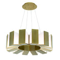 Load image into Gallery viewer, Chronos 34" Chandelier - Aged Brass Finish
