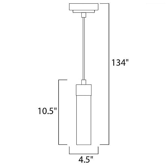 Cilandro LED Mini Pendant - Diagram