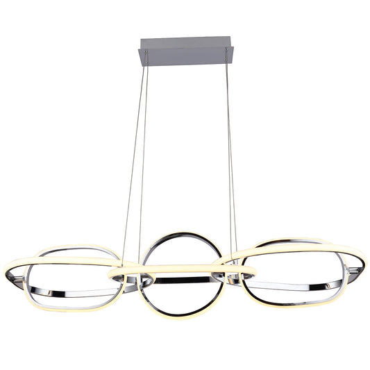 Circa Linear Pendant - Polished Chrome Finish