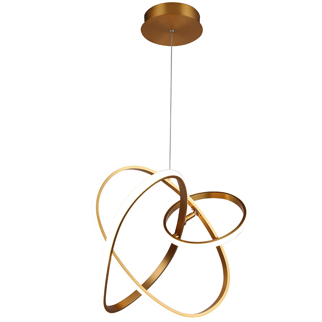 Circa Pendant - Brushed Gold Finish