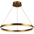 Load image into Gallery viewer, Circa 24" Ring Pendant - Brushed Gold Finish
