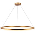 Load image into Gallery viewer, Circa 40" Ring Pendant - Brushed Gold Finish
