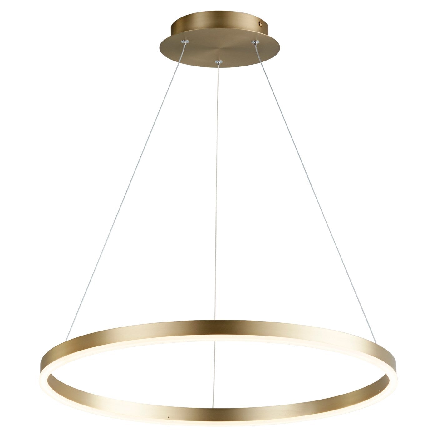 Circulo 24" Pendant - Aged Brass Finish