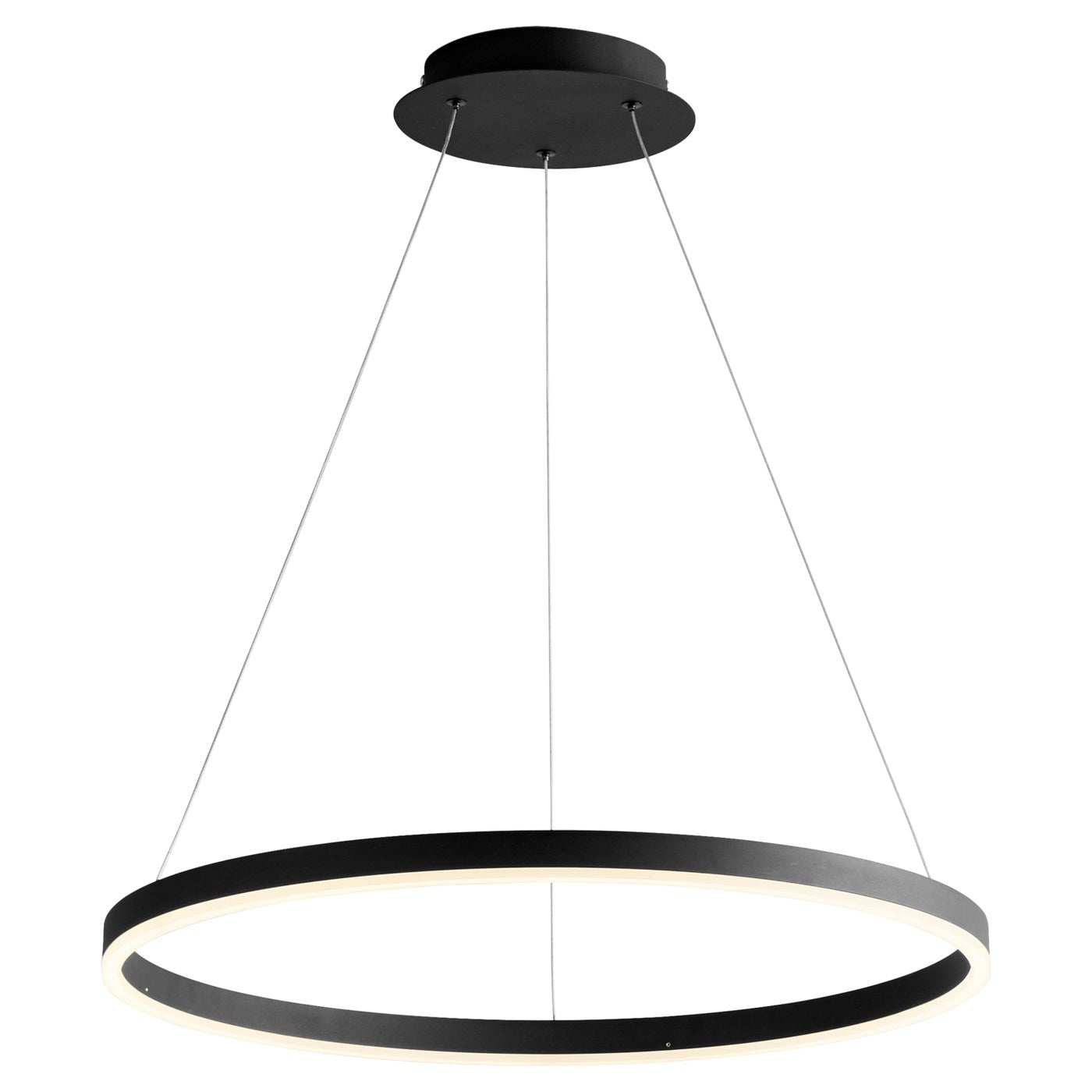 Circulo 24" Pendant - Black Finish