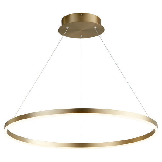 Circulo 32" Pendant - Aged Brass Finish