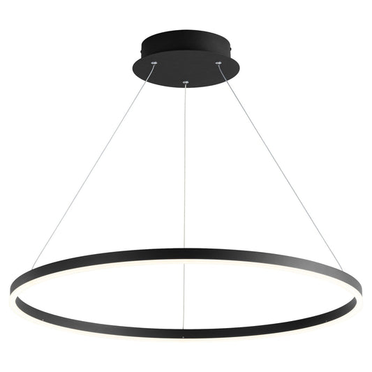 Circulo 32" Pendant - Black Finish