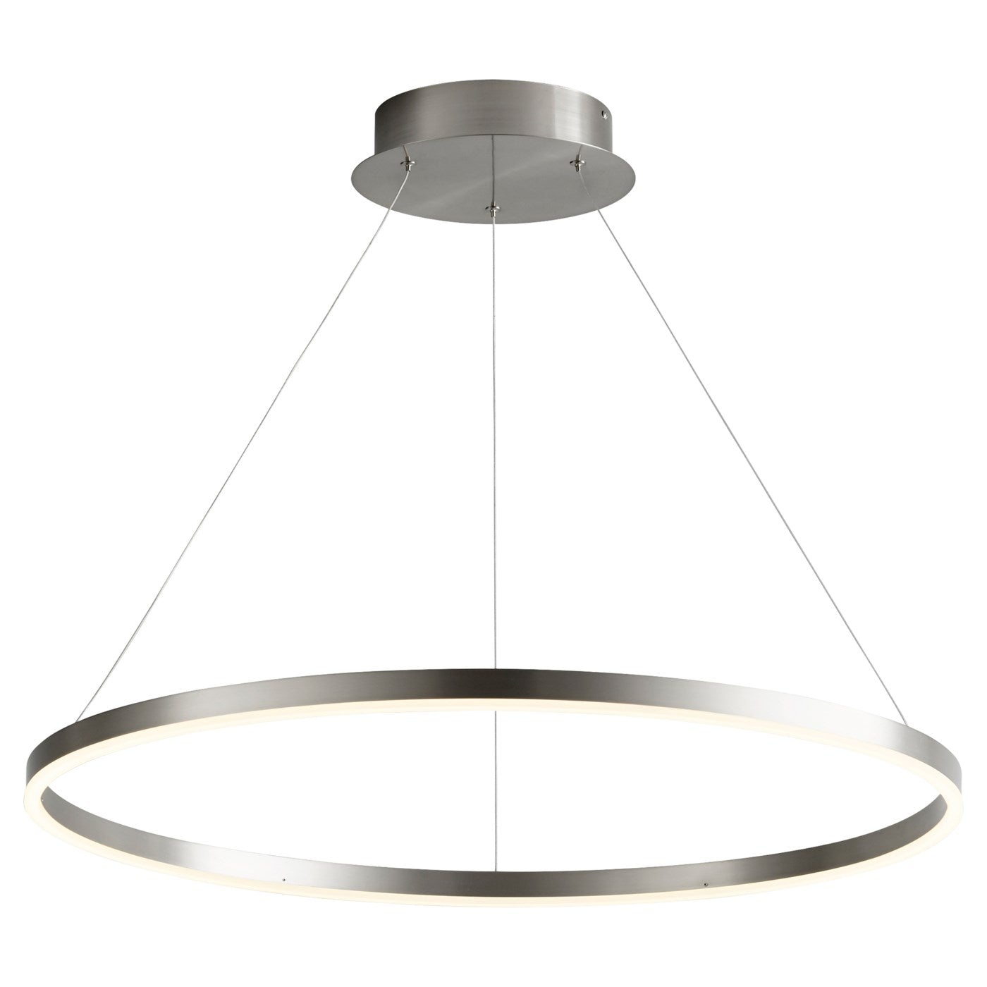 Circulo 32" Pendant - Satin Nickel Finish