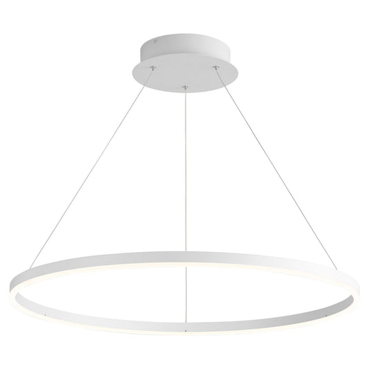 Circulo 32" Pendant - White Finish